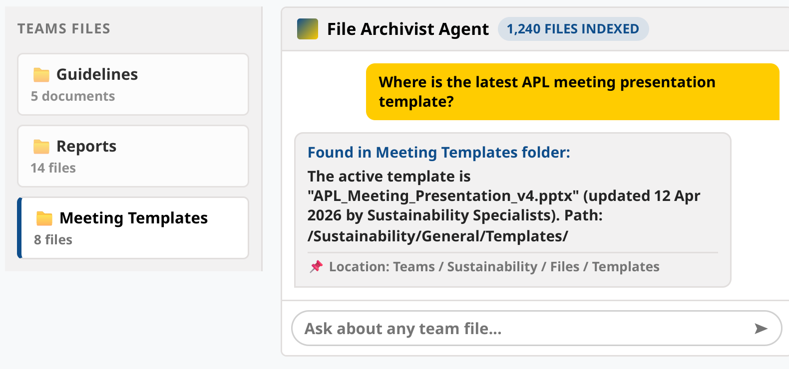 File Archivist Agent